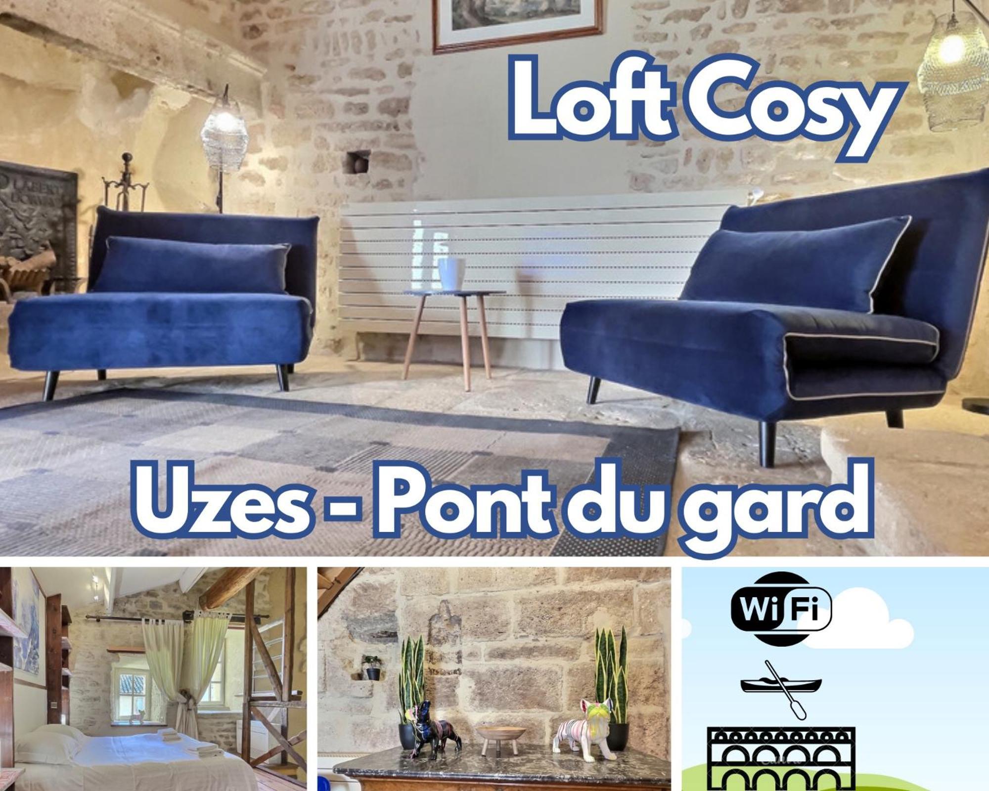 Chez Lydia - Loft Cosy, Depart Canoe A Pied, Proche Pont-Du-Gard Et Uzes Remoulins Exterior photo